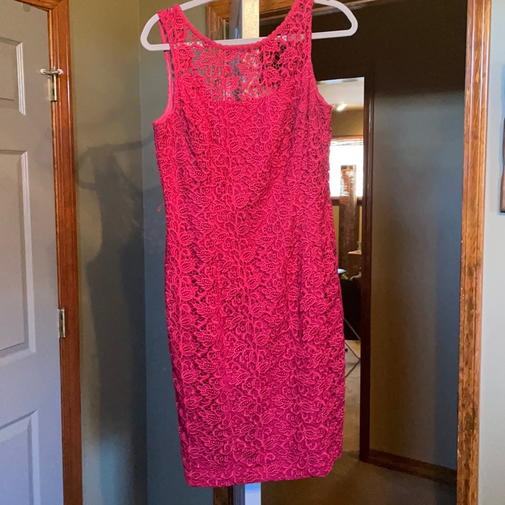 Beautiful red lace dress